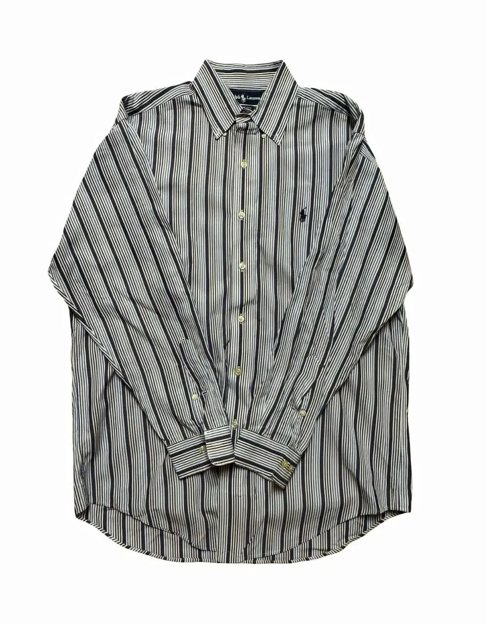 Ralph Lauren Yarmouth Men’s Striped Shirt 15½ 32/33 Cotton Button Down